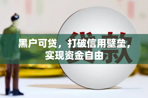 新野黑户可贷，打破信用壁垒，实现资金自由