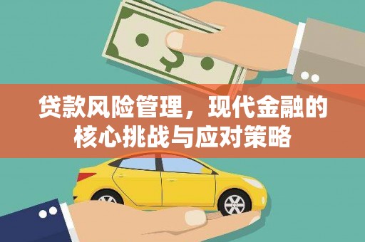 新野贷款风险管理，现代金融的核心挑战与应对策略
