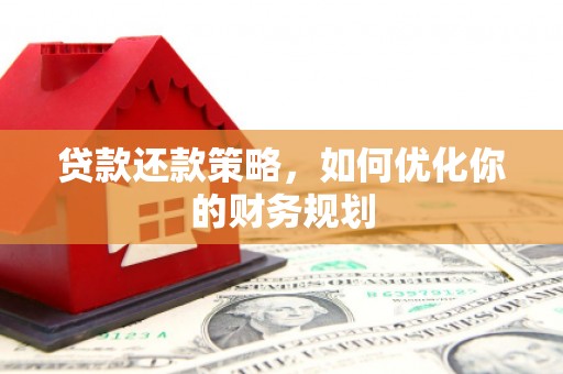 新野贷款还款策略，如何优化你的财务规划