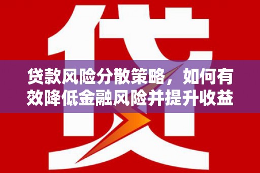 新野贷款风险分散策略，如何有效降低金融风险并提升收益