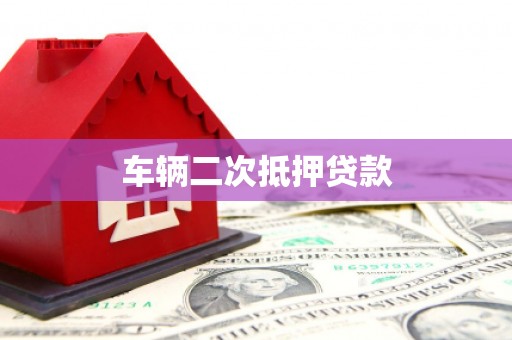 新野车辆二次抵押贷款