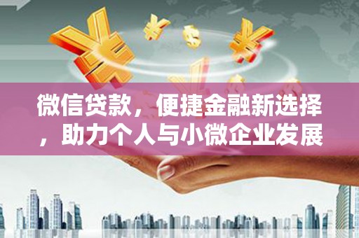 新野微信贷款，便捷金融新选择，助力个人与小微企业发展