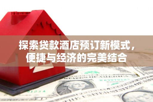 新野探索贷款酒店预订新模式，便捷与经济的完美结合